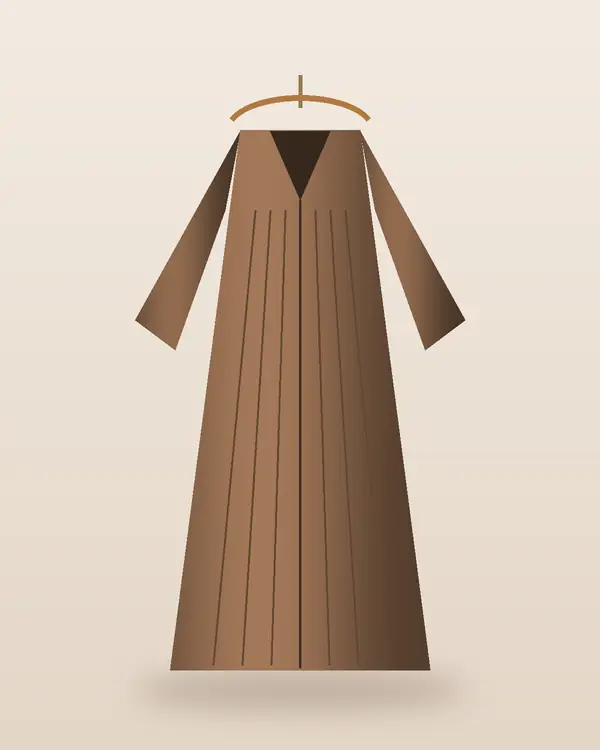 Mocha Linen Abaya